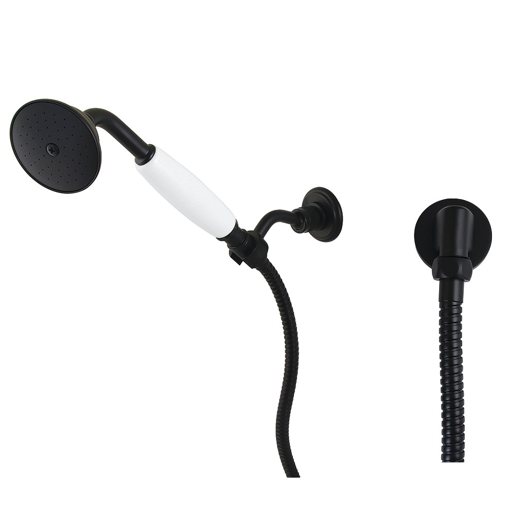 Victorian Hand Shower Kit - Matte Black - 59in. Hose - Durable Brass Construction