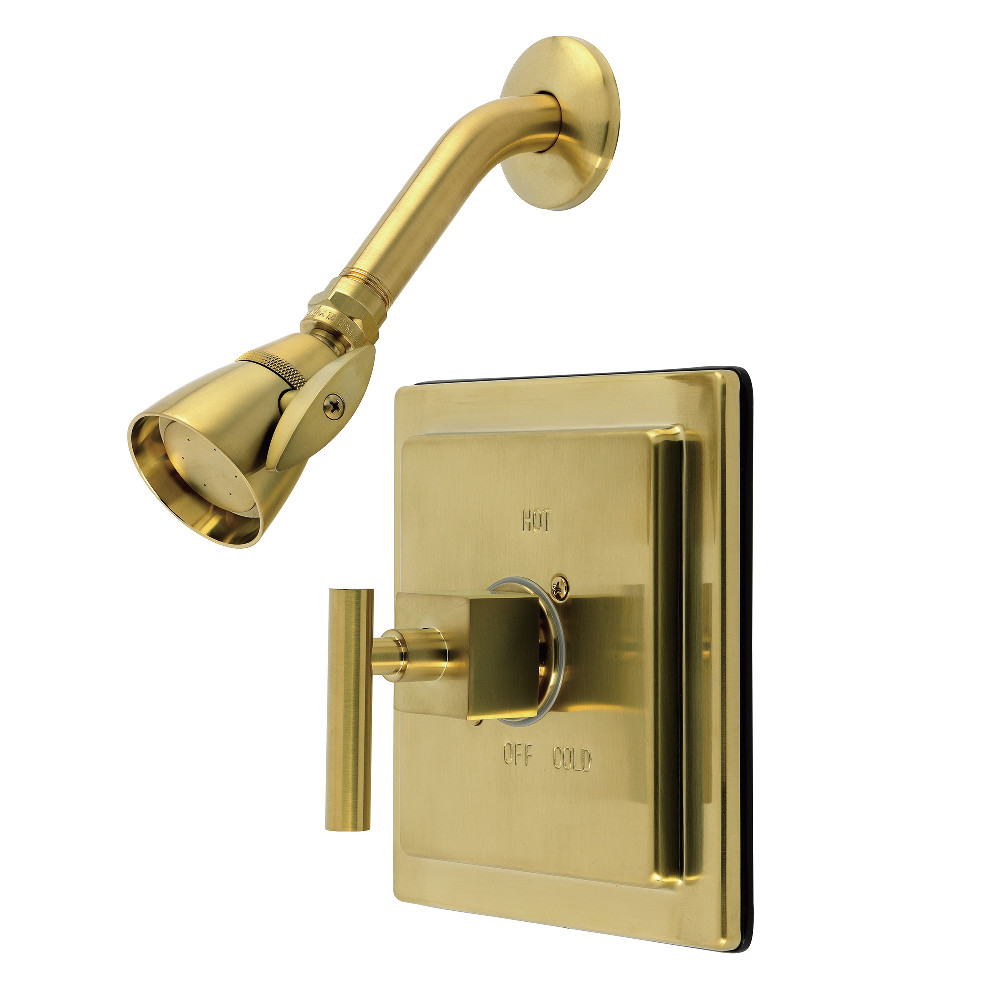 KB8657CQLSO Claremont Single-Handle Pressure Balanced Shower Faucet - Brushed Brass