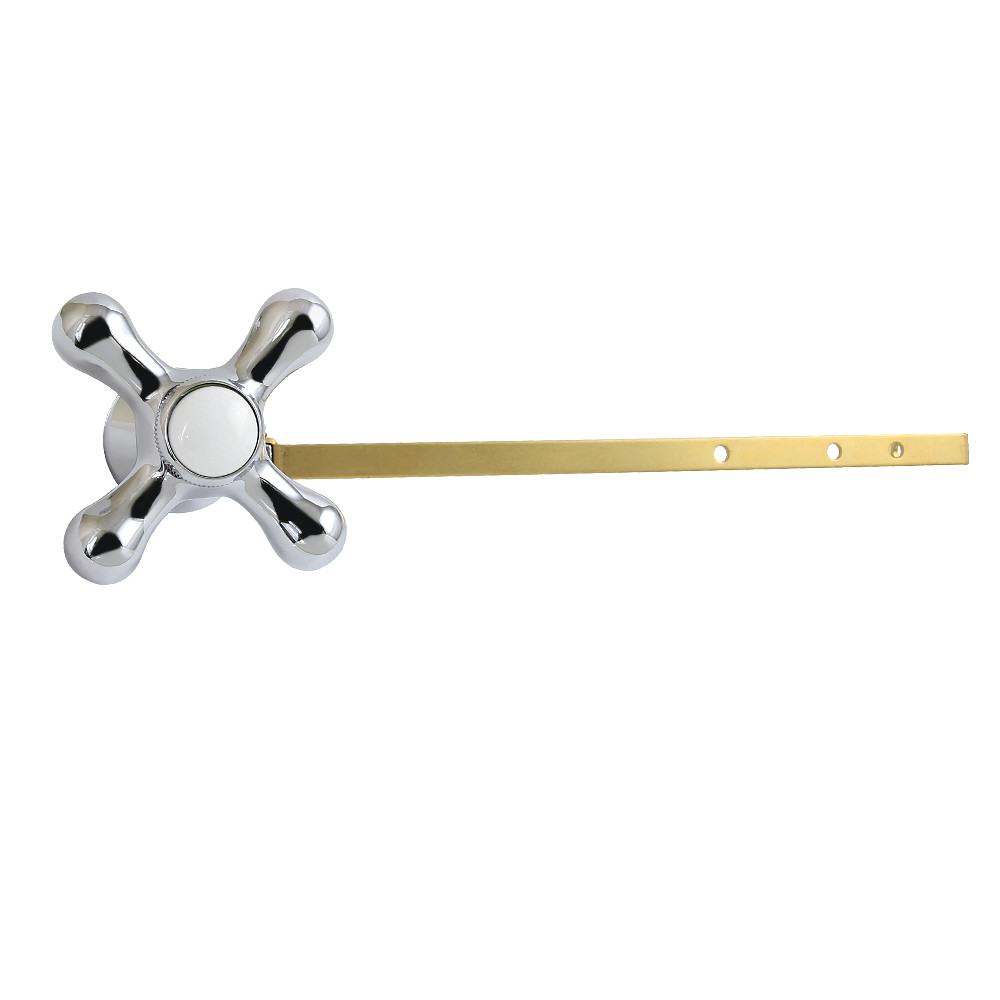Victorian Toilet Tank Lever - Polished Chrome - Universal Mount - Durable Brass