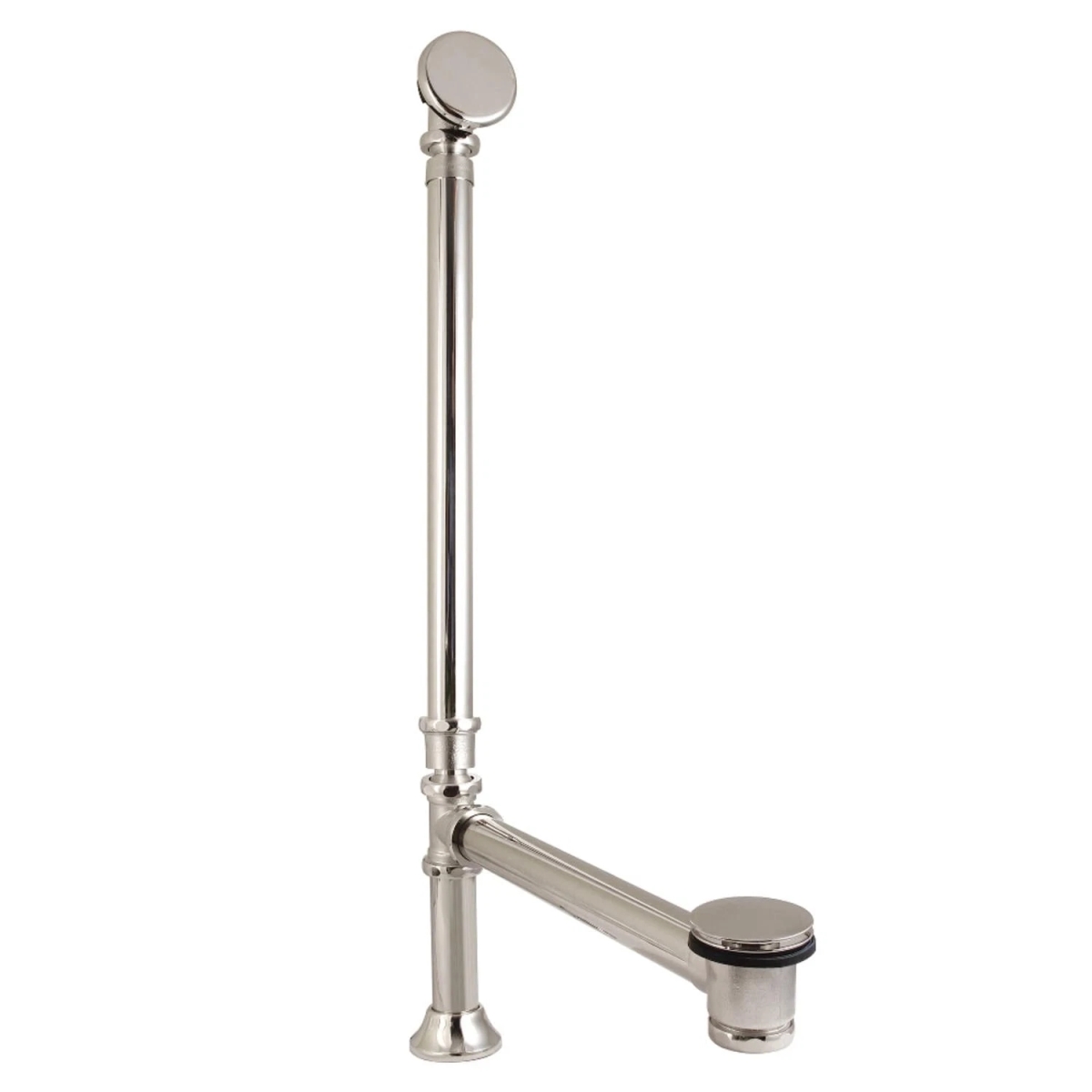 CC2716 Vintage Double Swivel Toe Touch Waste & Overflow, Polished Nickel