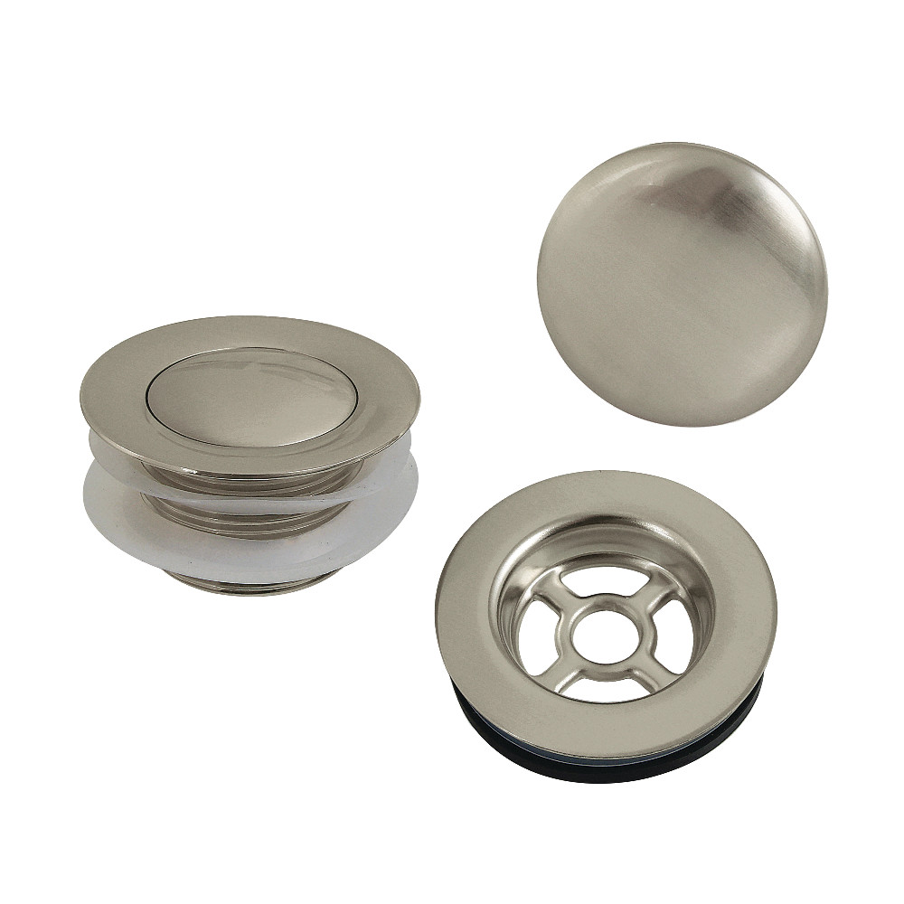 Toe Touch Tub Drain Trim Kit - Brushed Nickel - 1.5in. - Durable Brass Design