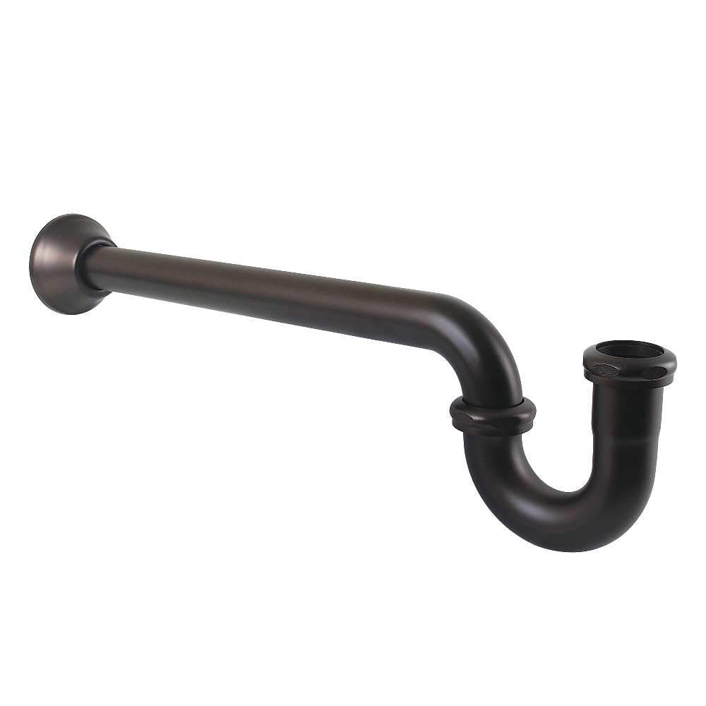 Decorative P-Trap - Oil Rubbed Bronze - 18 in. Length - Durable Brass