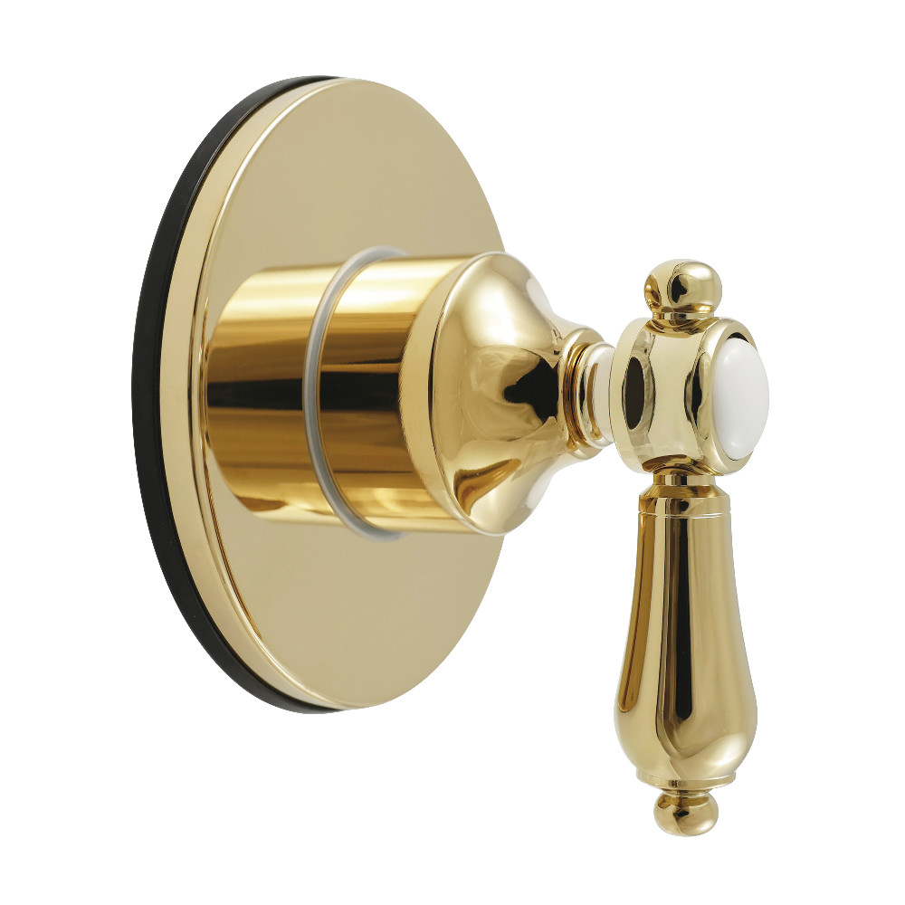 KS4032BAL Heirloom Single-Handle Six-Way Diverter Valve with Round Trim Kit - Polished Brass