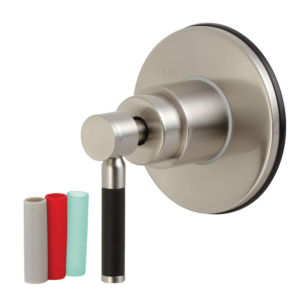 KS4038DKL Kaiser Single-Handle Six-Way Diverter Valve with Round Trim Kit - Brushed Nickel