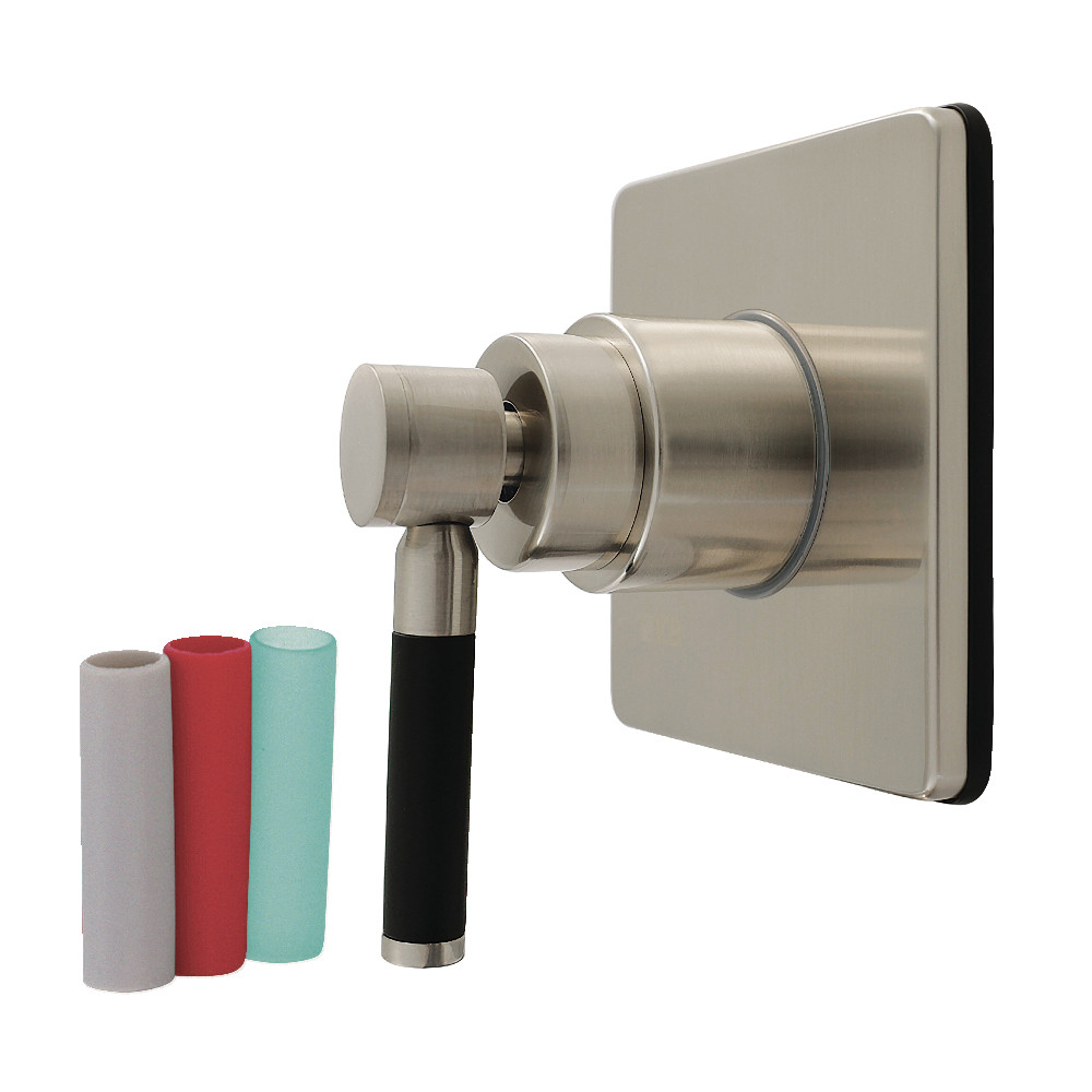 KS4048DKL Kaiser Single-Handle Six-Way Diverter Valve with Square Trim Kit - Brushed Nickel