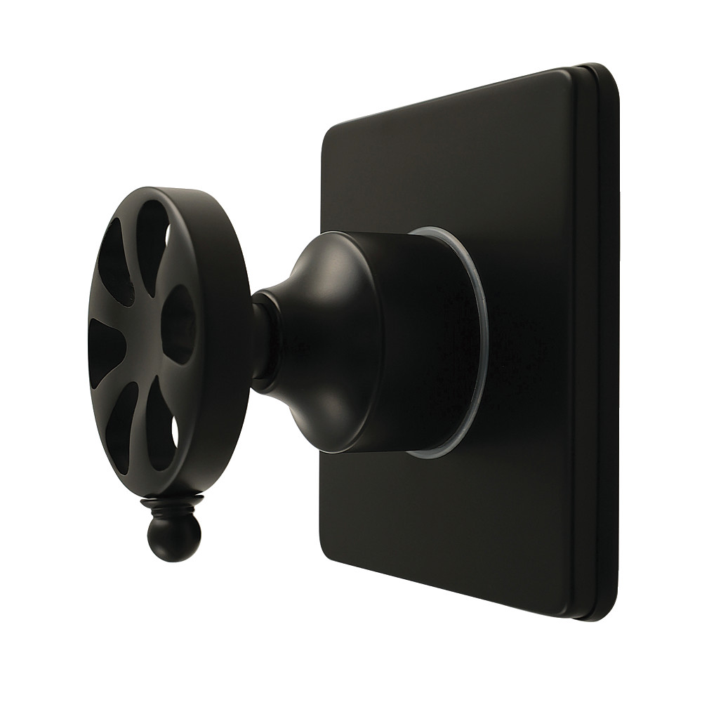KS4040RX Belknap Single-Handle Six-Way Diverter Valve with Square Trim Kit - Matte Black
