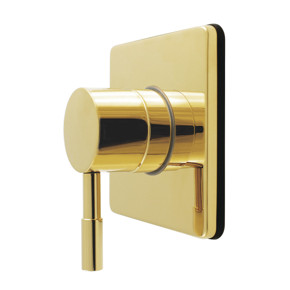 KS4042DL Concord Single-Handle Six-Way Diverter Valve with Square Trim Kit, Polished Brass