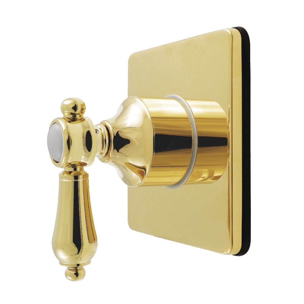 KS4042BAL Heirloom Single-Handle Six-Way Diverter Valve with Square Trim Kit - Polished Brass