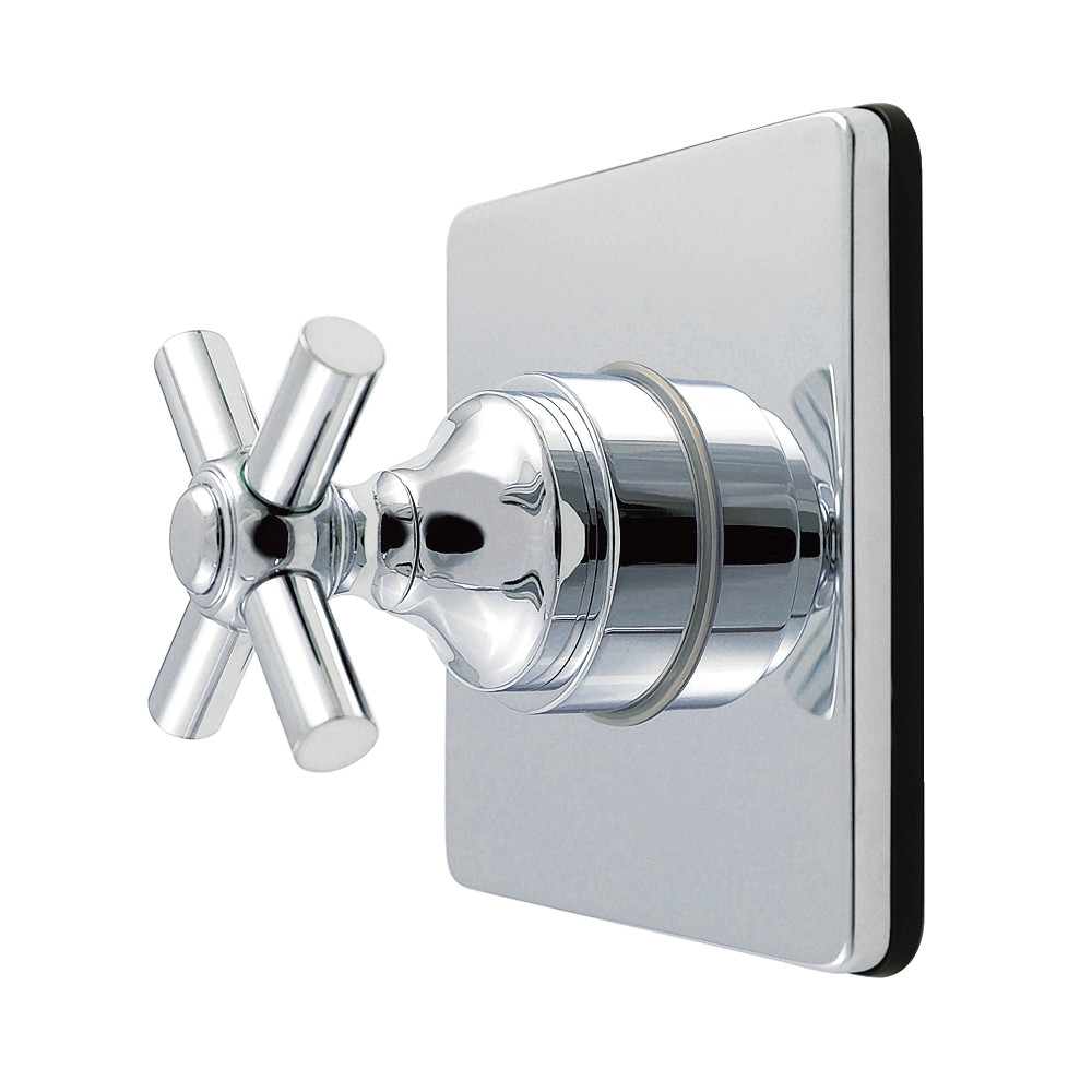KS4041EX Elinvar Single-Handle Six-Way Diverter Valve with Square Trim Kit - Polished Chrome