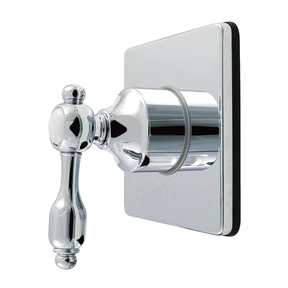 KS4041TAL Tudor Single-Handle Six-Way Diverter Valve with Square Trim Kit - Polished Chrome