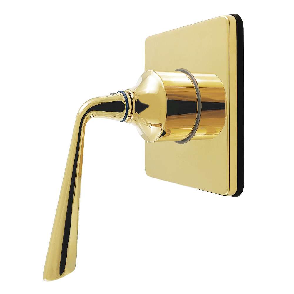 KS4042ZL Silver Sage Single-Handle Six-Way Diverter Valve with Square Trim Kit - Polished Brass