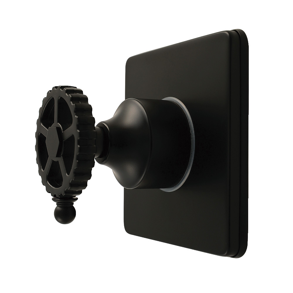 KS4040CG Fuller Single-Handle Six-Way Diverter Valve with Square Trim Kit - Matte Black