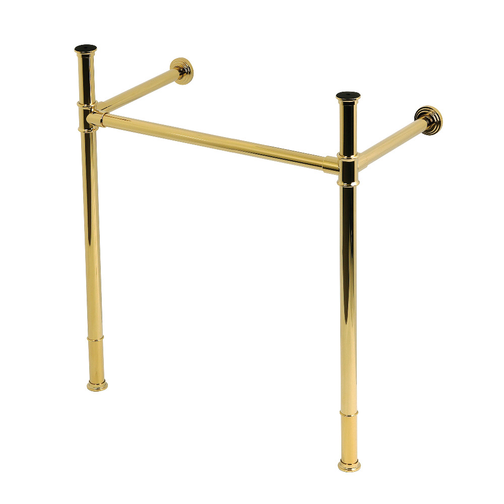 VPB36282 Stainless Steel Console Sink Legs, Polished Brass