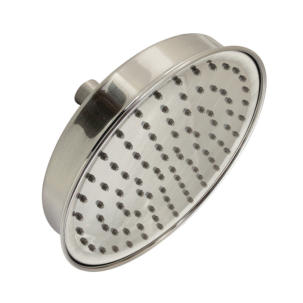K324A8 Shower Scape 8 in. Round Raindrop Brass Shower Head - Brushed Nickel