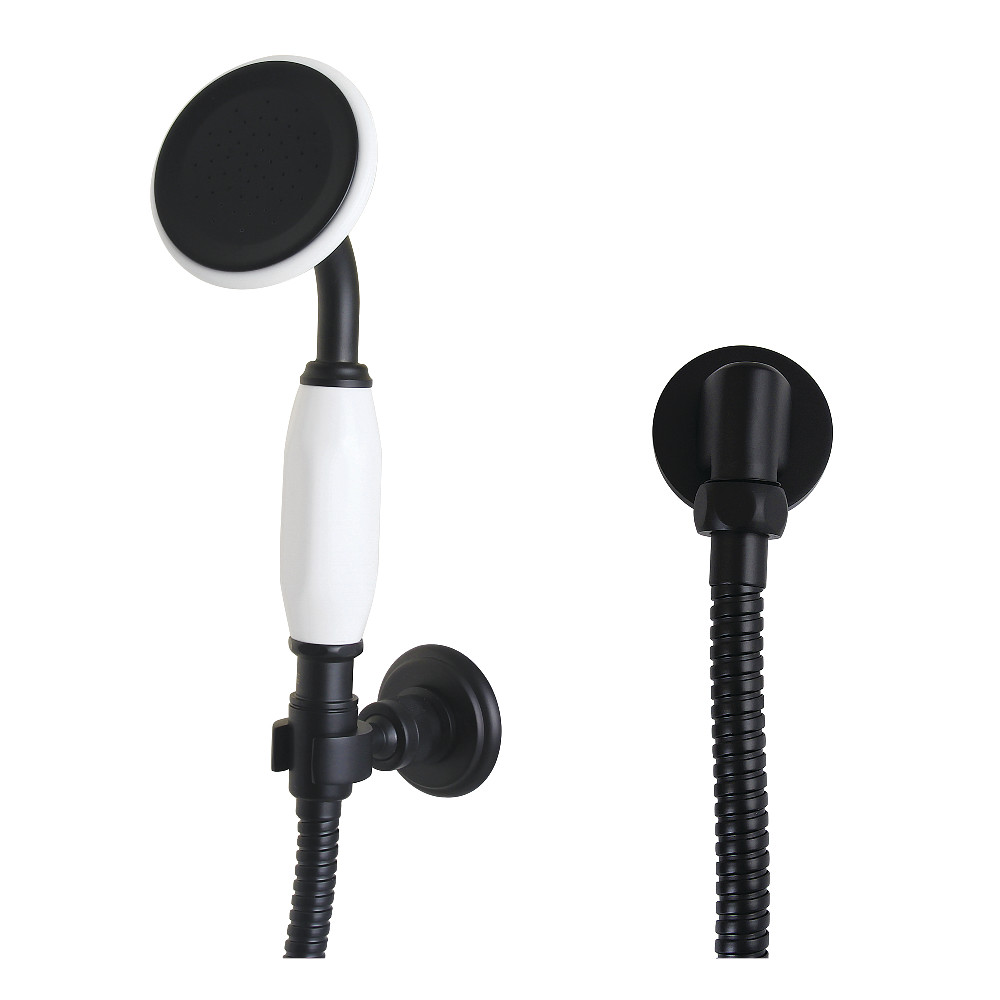 Victorian Hand Shower Kit - Matte Black - 59in. Hose - Durable Brass Construction