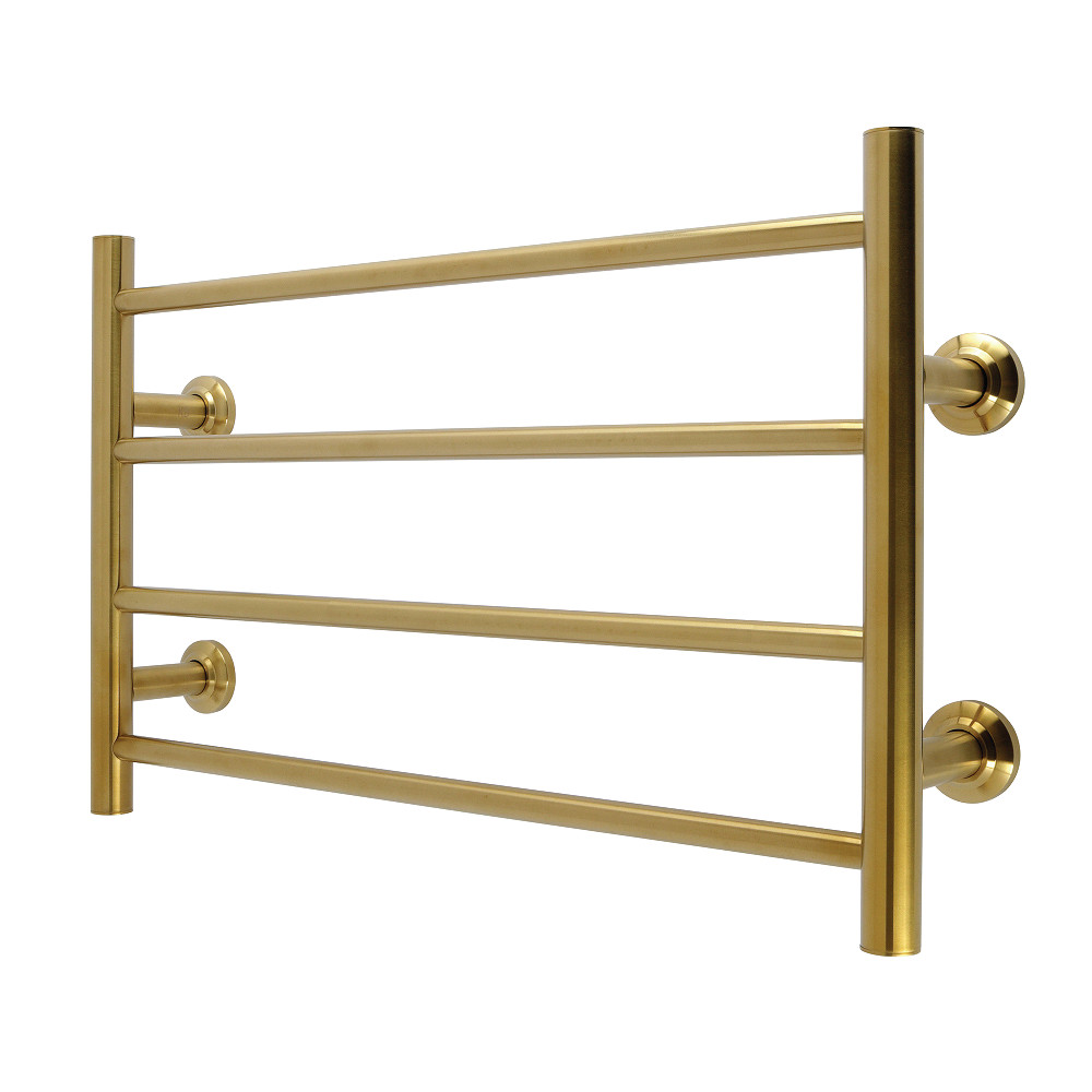DTM241647 Palatine 24 x 16 in. Stainless Steel Wall Mount 4-Tier Towel Rack - Brushed Brass