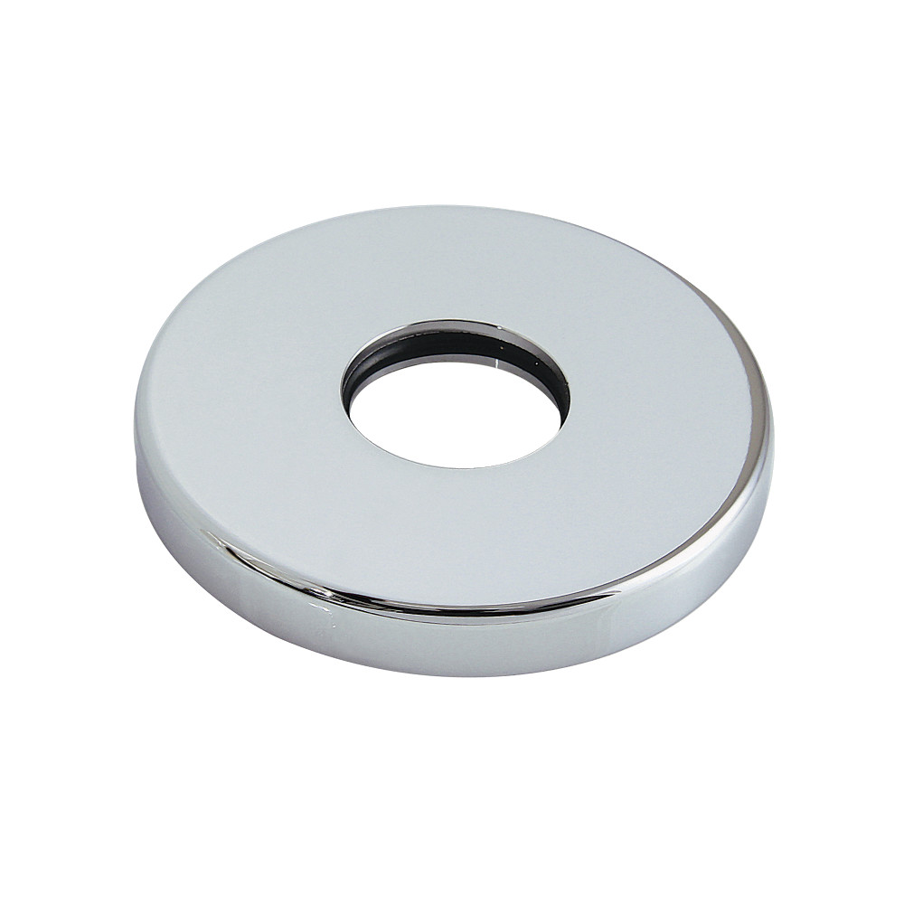 Round Shower Arm Flange - Polished Chrome - 2.37 in. - Decorative Design