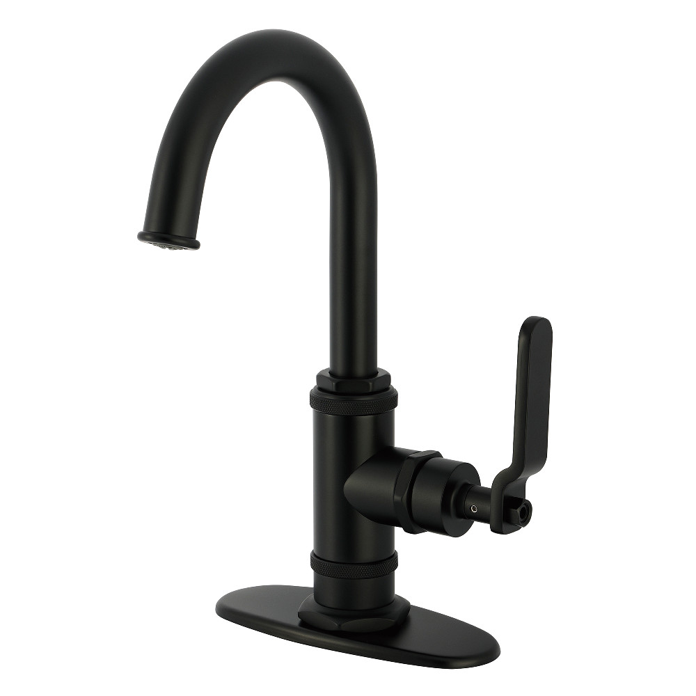 Picture of Kingston Brass KSD8500KL Whitaker Single-Handle Bar Faucet - Matte Black