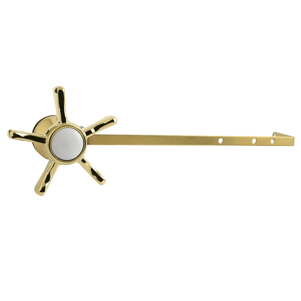 Hamilton Toilet Tank Lever - Polished Brass - 5-Spoke Design