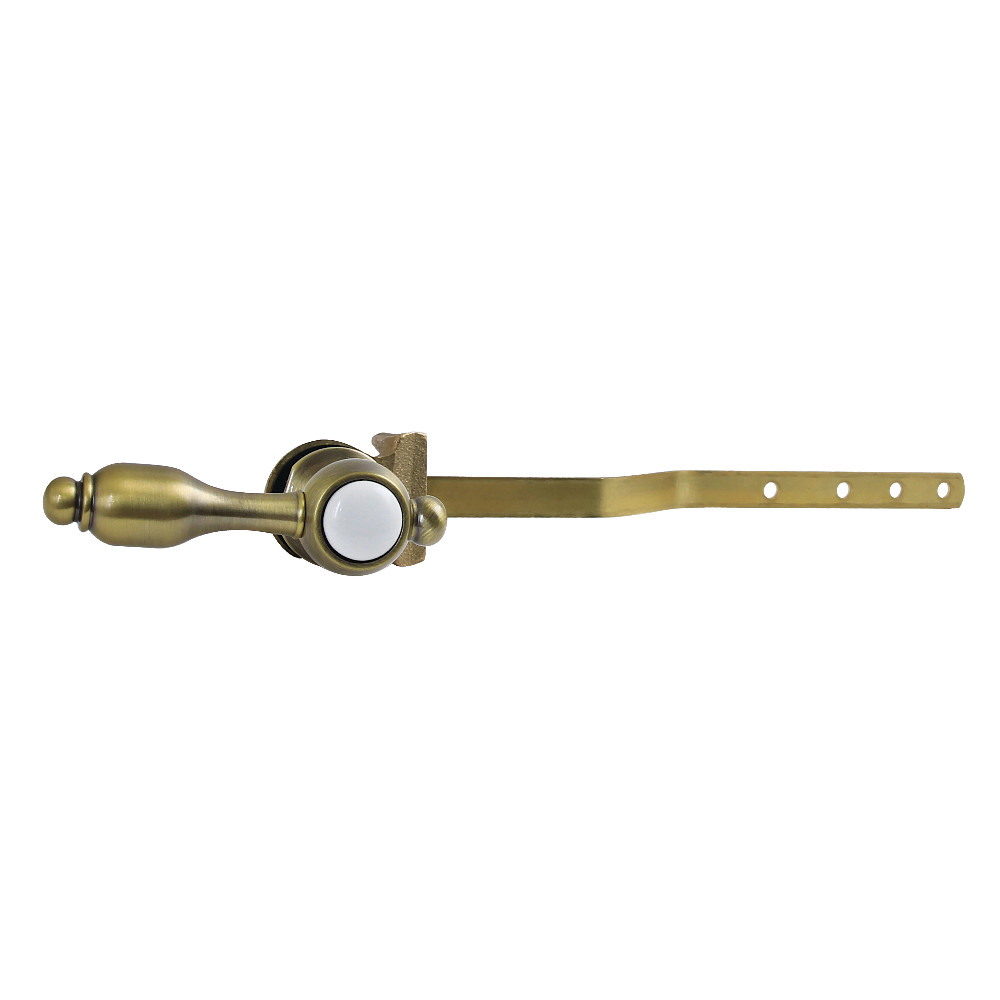Tudor Toilet Tank Lever - Antique Brass - Front Mount - ADA Compliant