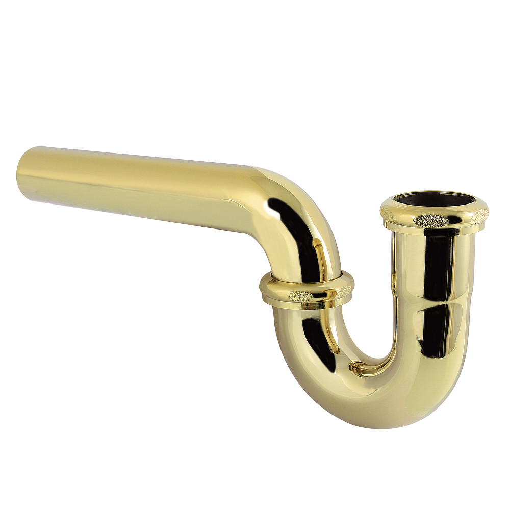 Decorative P-Trap - Polished Brass - 1.5 in. Diameter - 18 Gauge