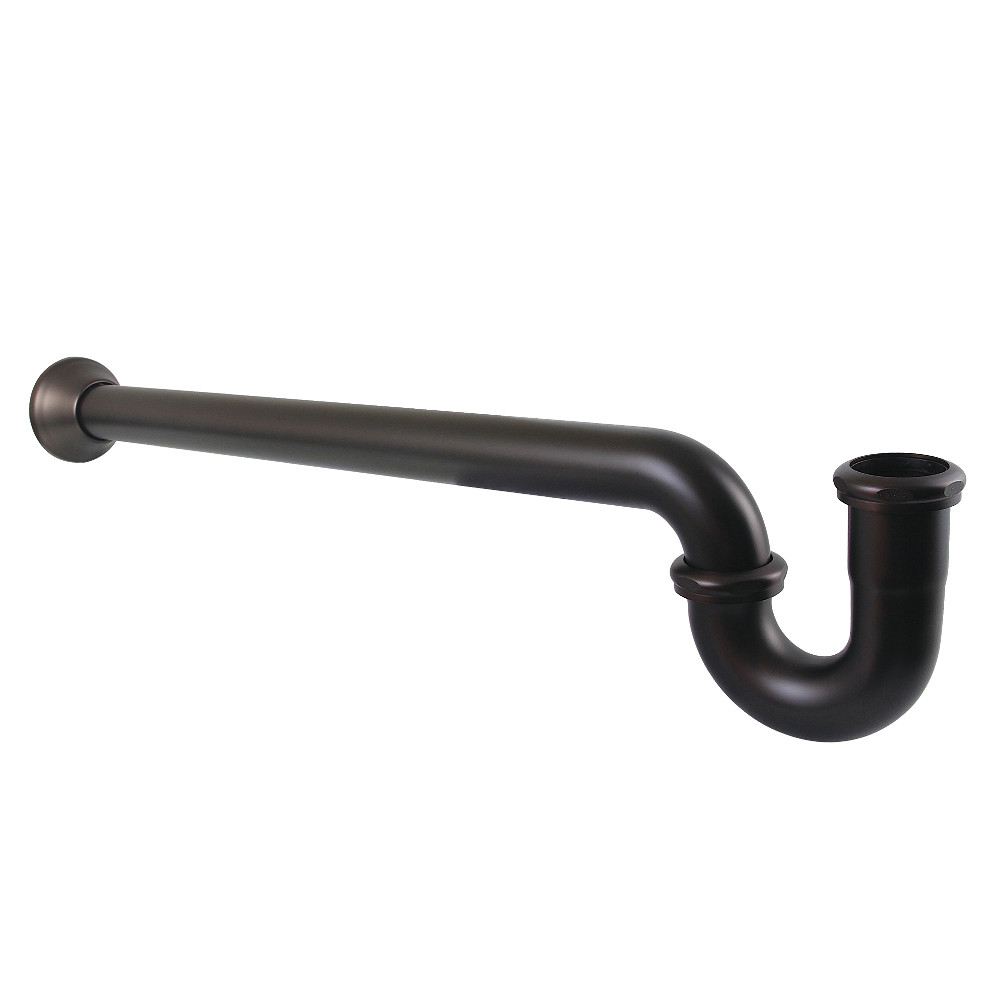 CC7245 1.25 or 1.5 x 1.5 in. P-Trap with Bell Flange, 24 in. Length, 18 Gauge - Oil Rubbed Bronze