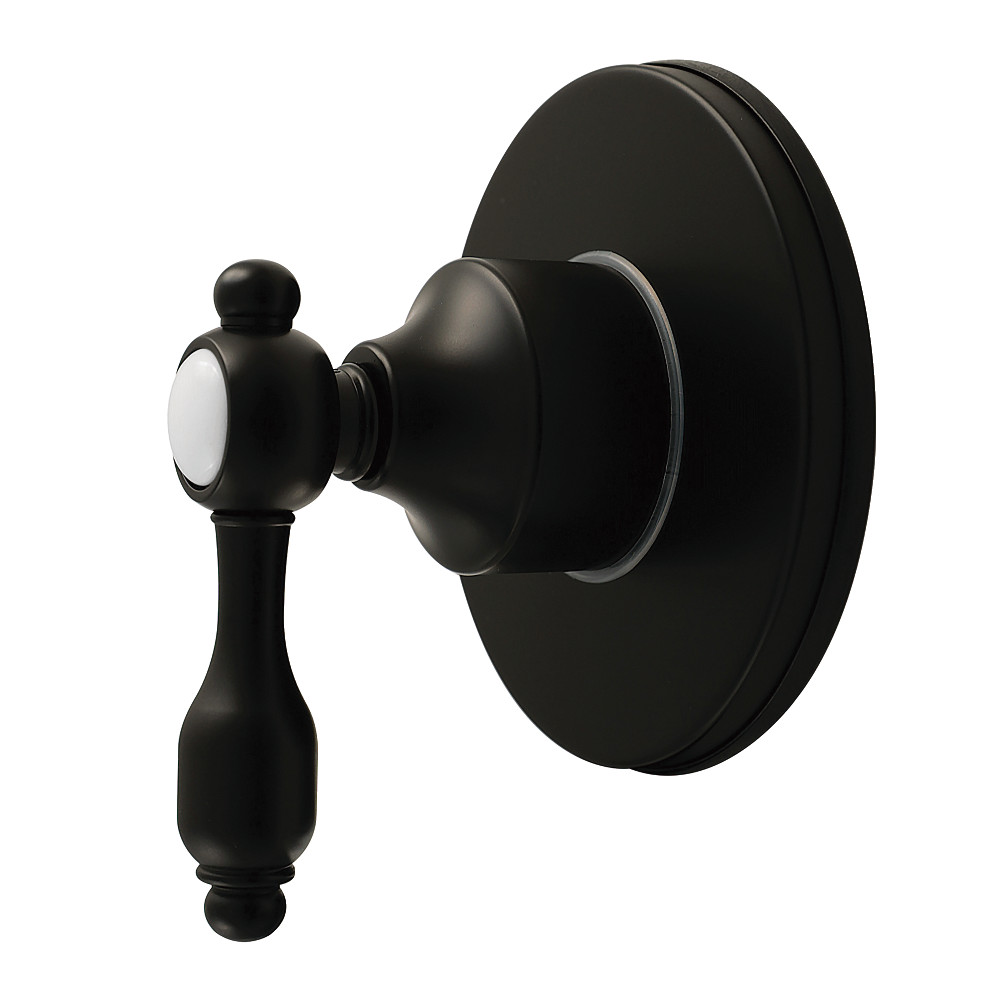 KS4030TAL Tudor Single-Handle Six-Way Diverter Valve with Round Trim Kit - Matte Black