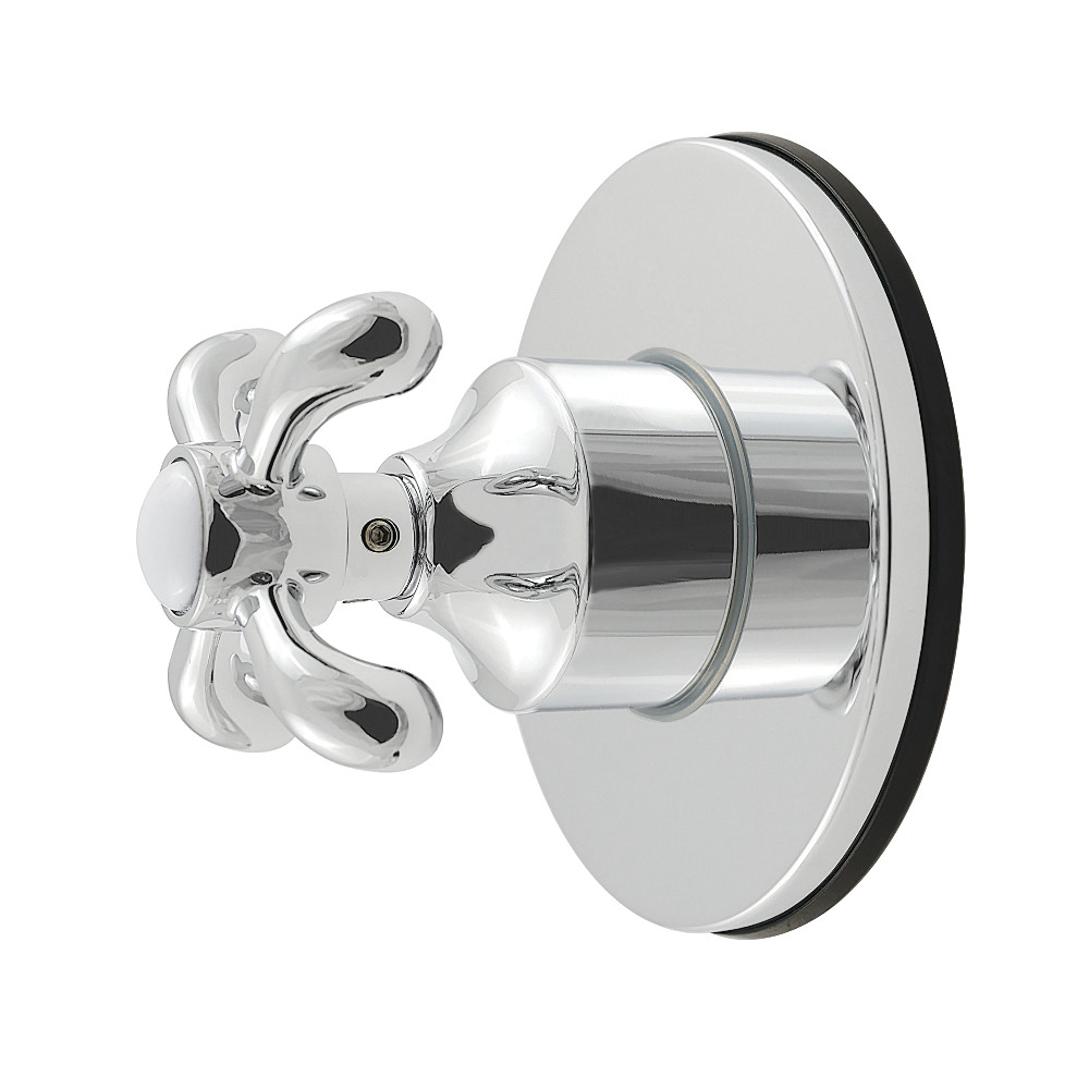 French Country Diverter Valve & Trim Kit - Polished Chrome - 6-Way Functionality