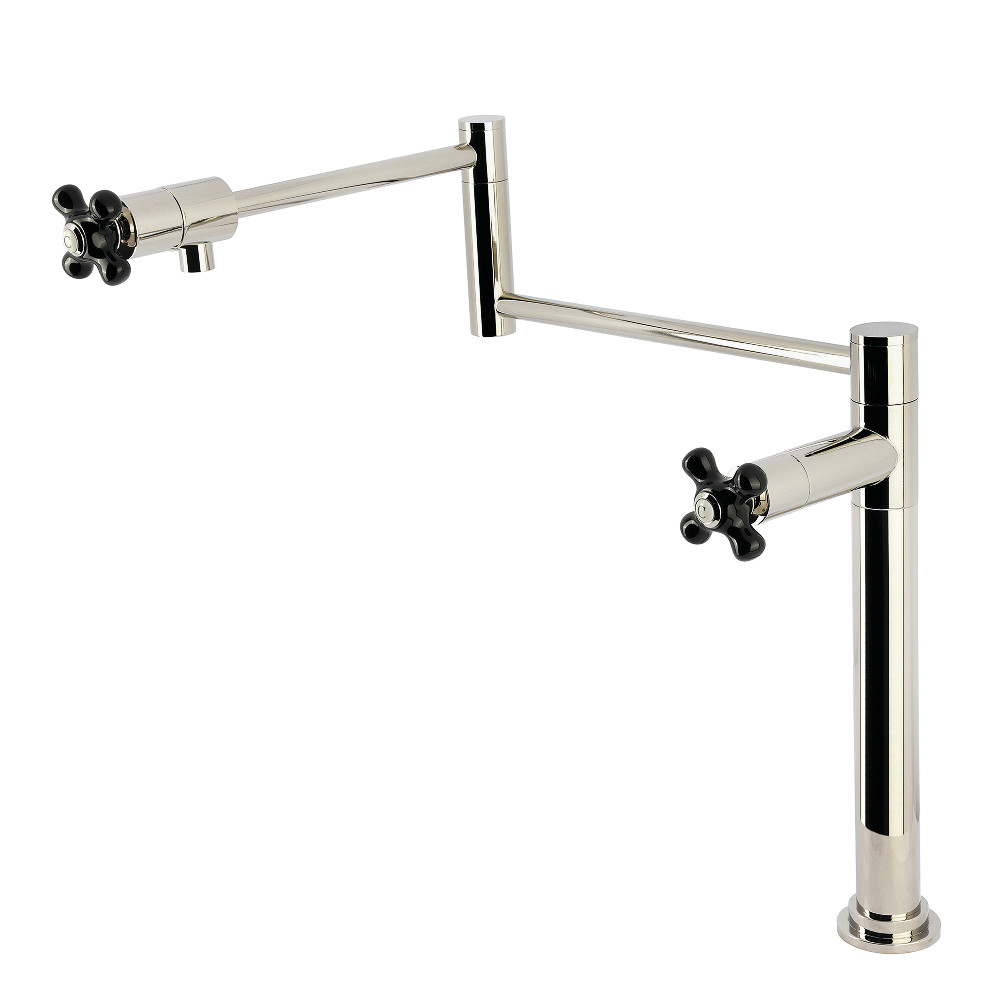 Picture of Kingston Brass KS4706PKX Duchess Deck Mount Pot Filler Faucet - Polished Nickel