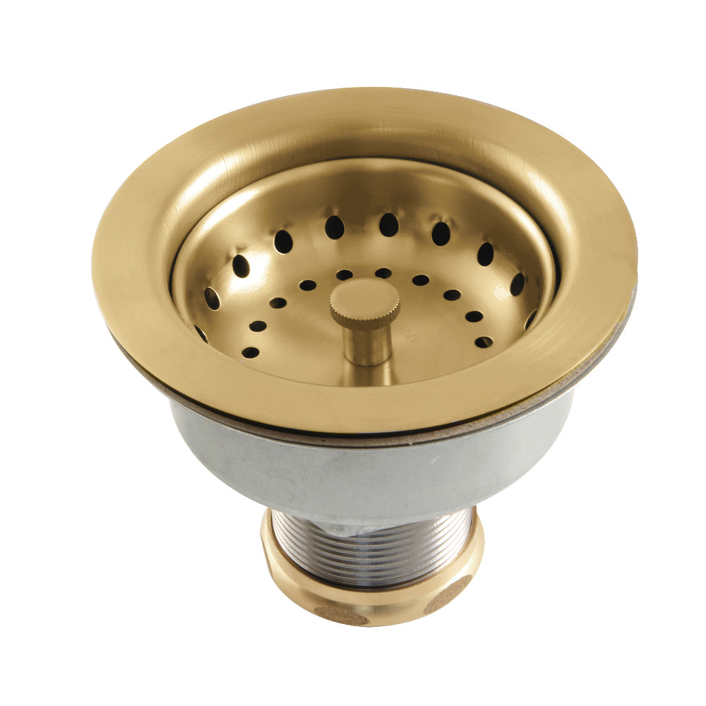 Picture of Kingston Brass K112BB Tacoma Snap-N-Tite Sink Basket Strainer - Brushed Brass