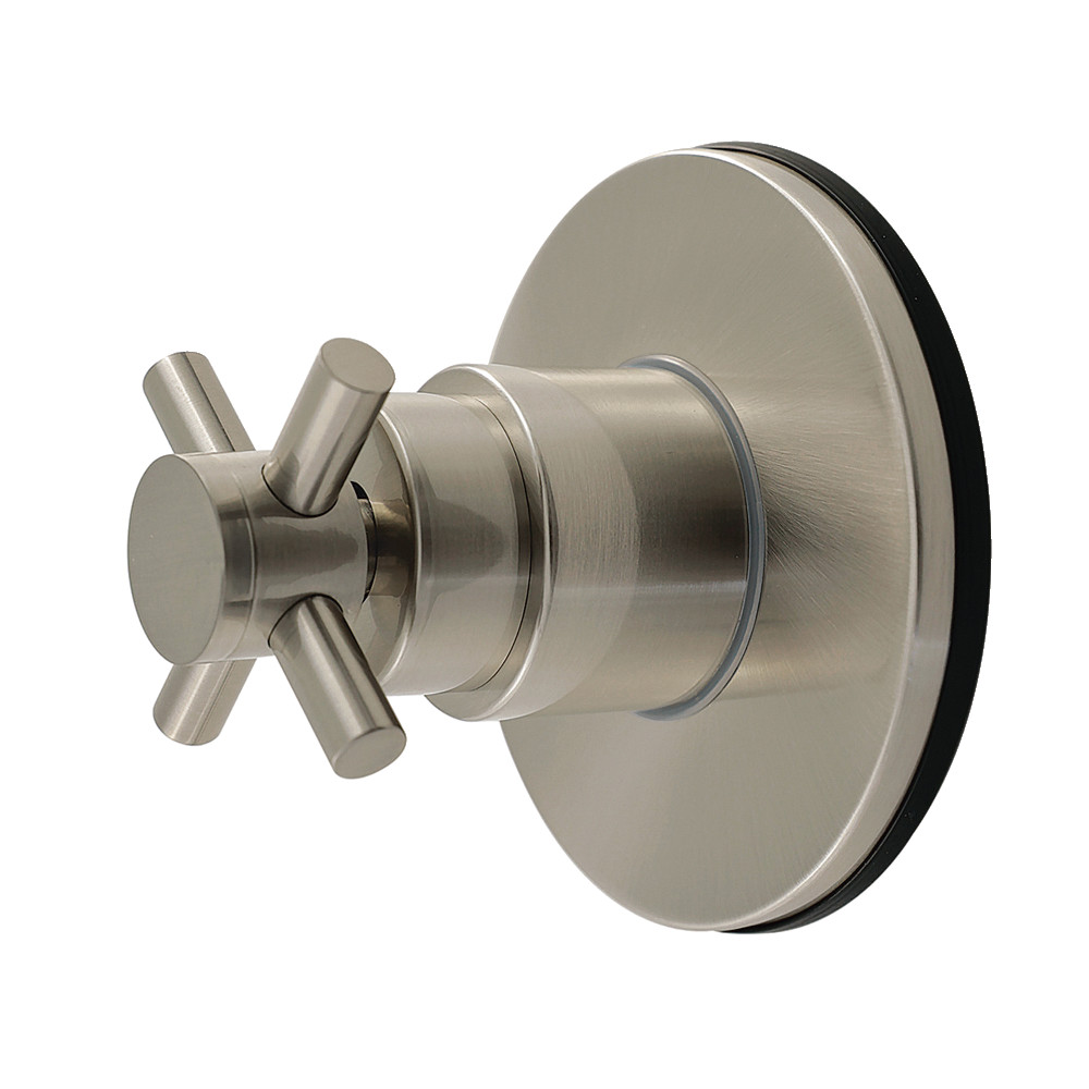 KS4038DX Concord Single-Handle Six-Way Diverter Valve with Round Trim Kit - Brushed Nickel