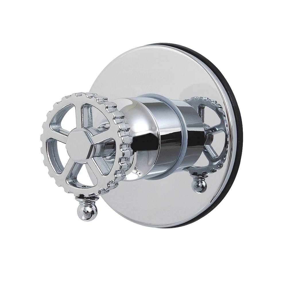 KS4031CG Fuller Single-Handle Six-Way Diverter Valve with Round Trim Kit - Polished Chrome