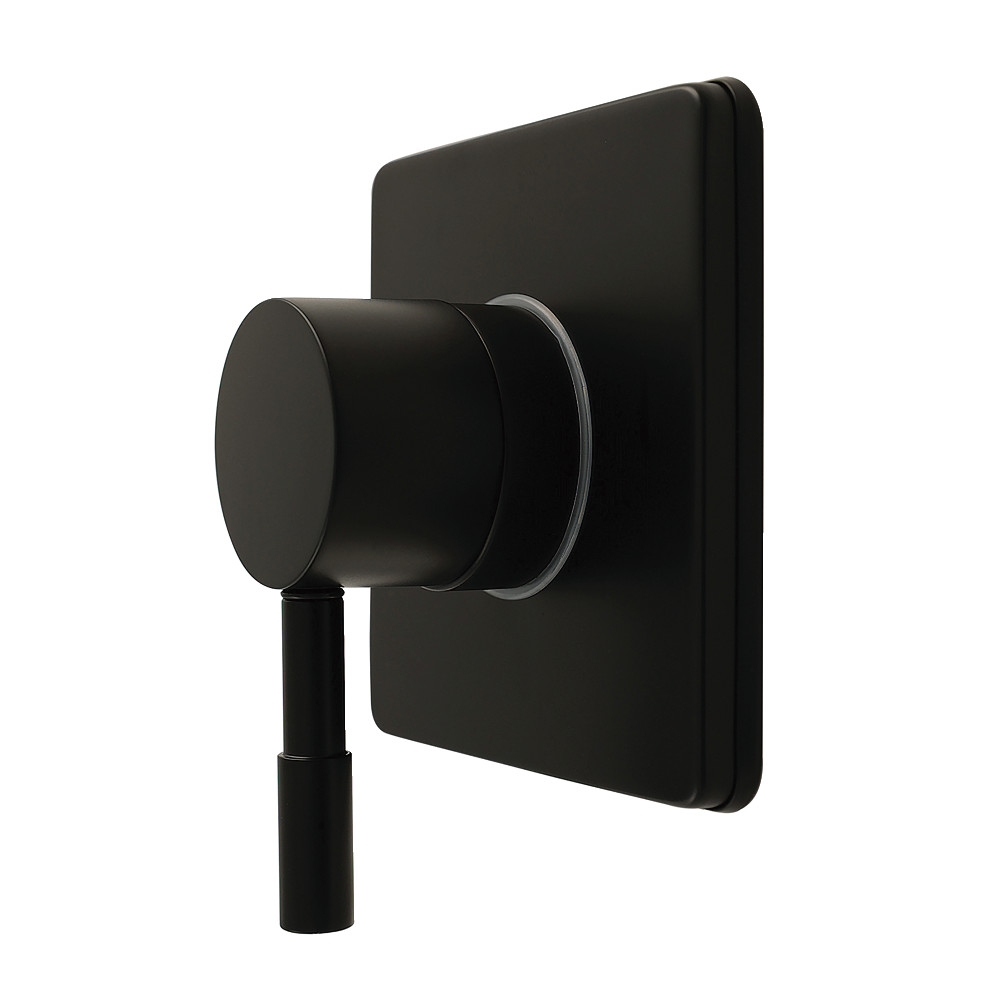 KS4040DL Concord Single-Handle Six-Way Diverter Valve with Square Trim Kit - Matte Black