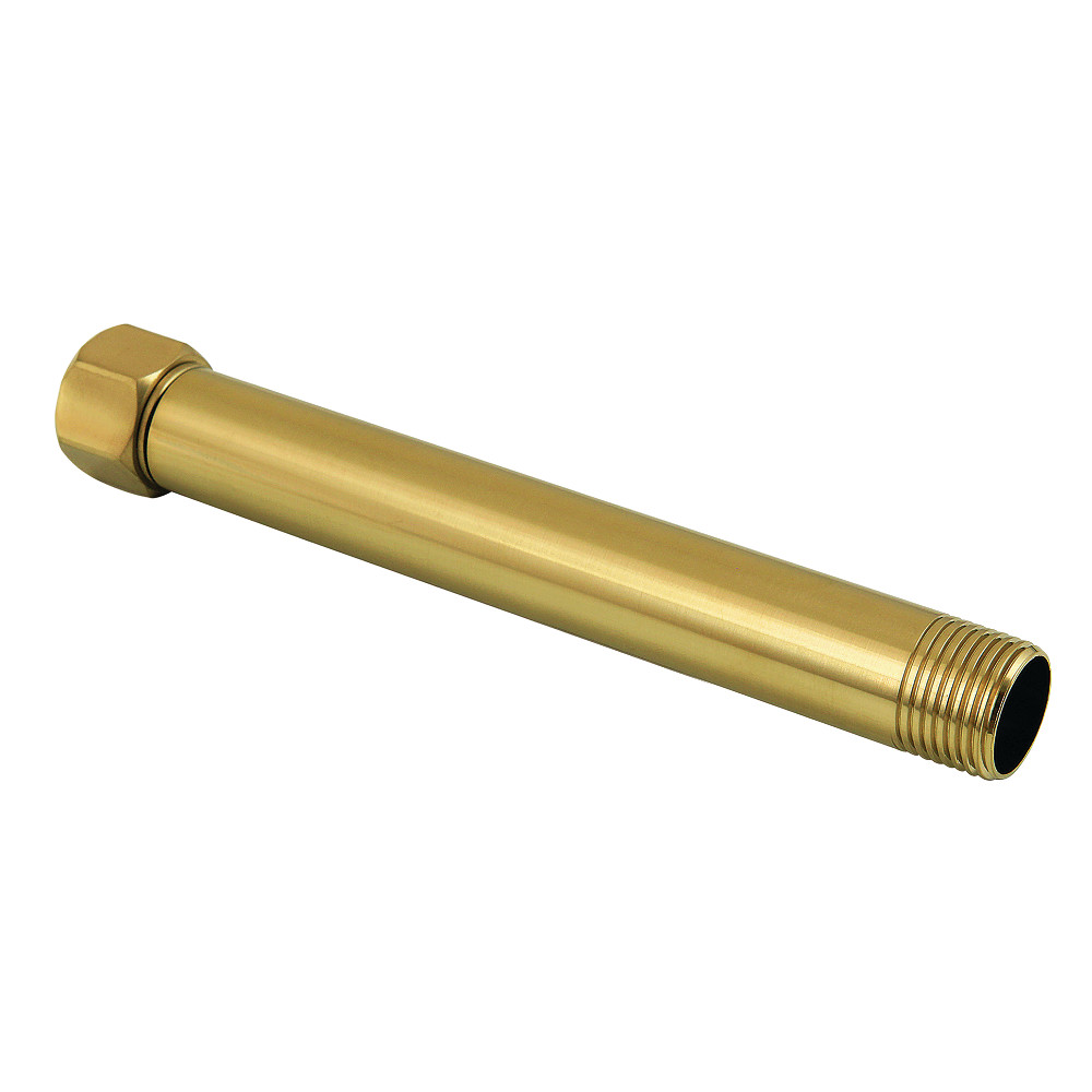 6-Inch Nipple Extender - Brushed Brass - 0.5 in. - Versatile Plumbing Solution