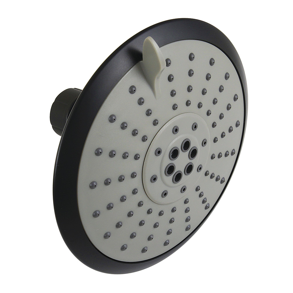 KX250 Shower Scape 5 in. Round 5-Function ABS Shower Head - Matte Black