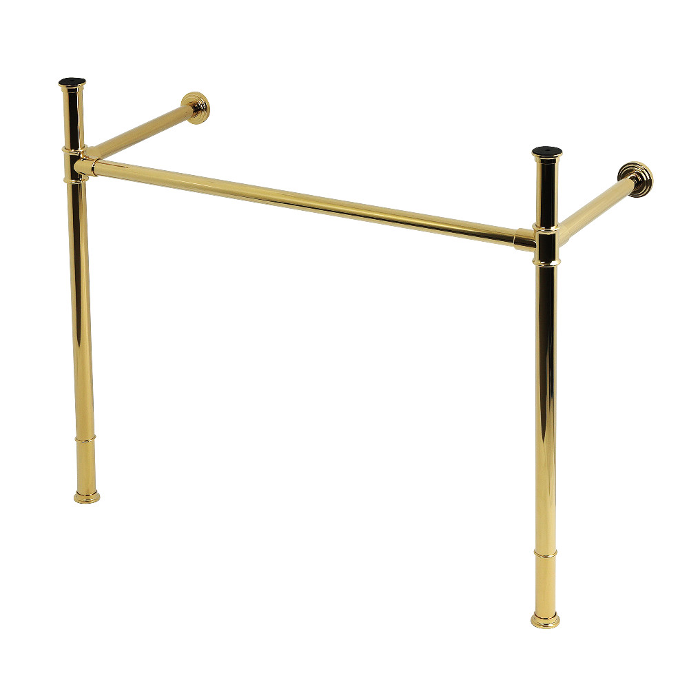 VPB36412 Stainless Steel Console Sink Legs - Polished Brass