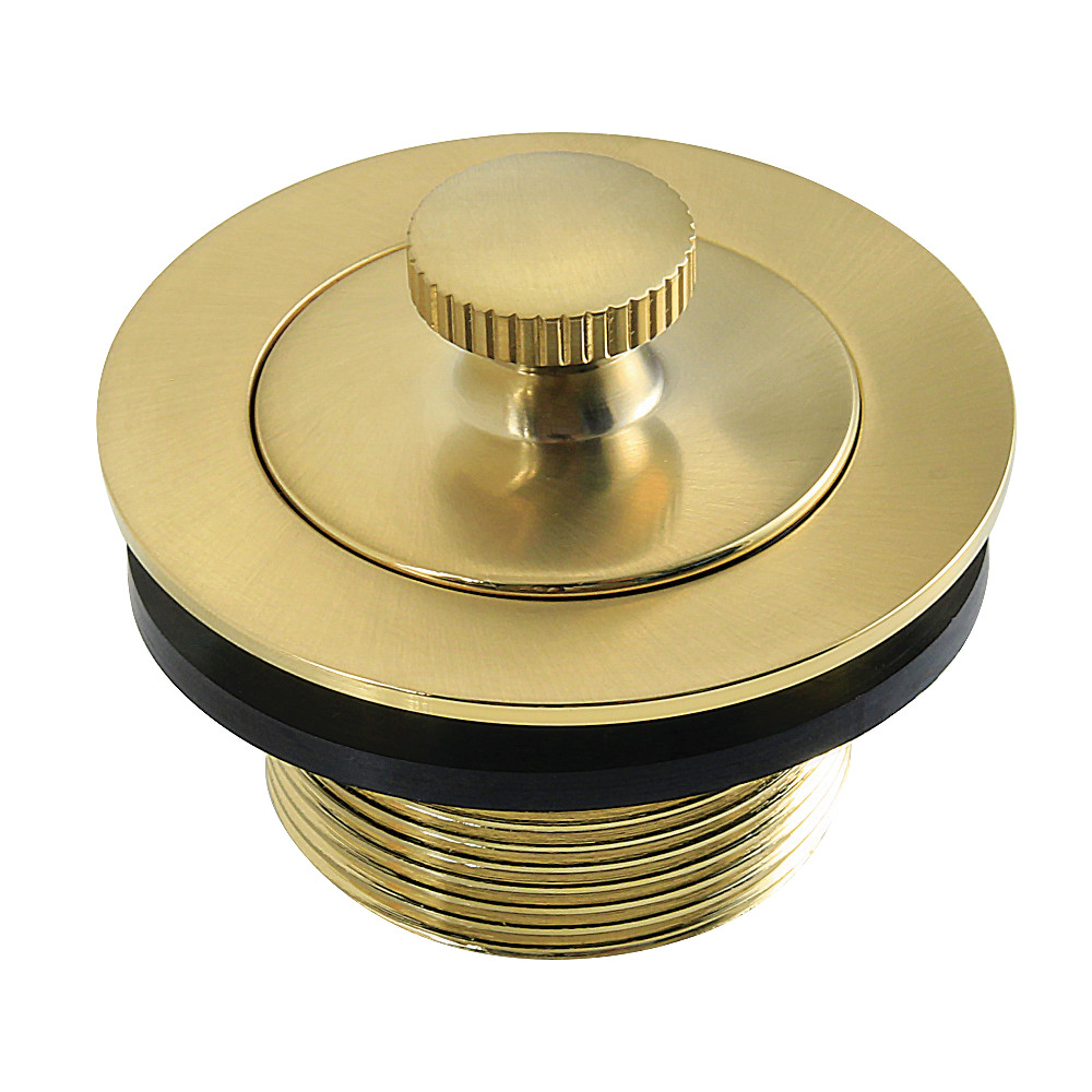 DLT2087 1.5 in. Brass Lift & Lock Bathtub Drain - Brushed Brass