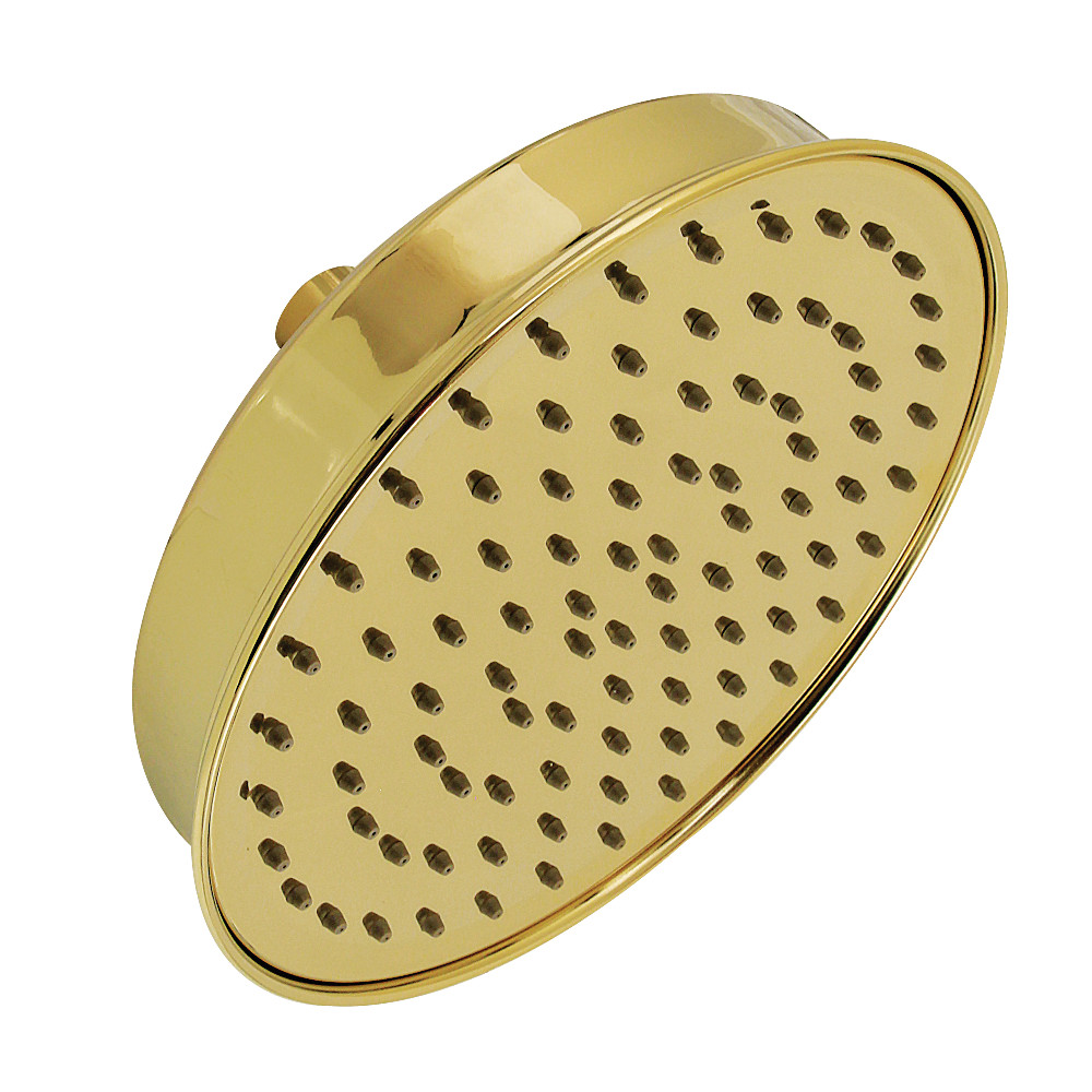 K324A2 Shower Scape 8 in. Round Raindrop Brass Shower Head - Polished Brass