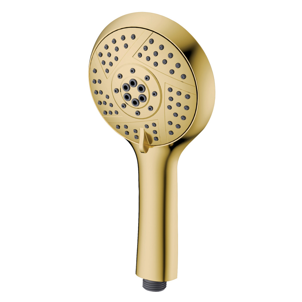 KXH154A7 Vil Bosch 5-Function Round Hand Shower - Brushed Brass
