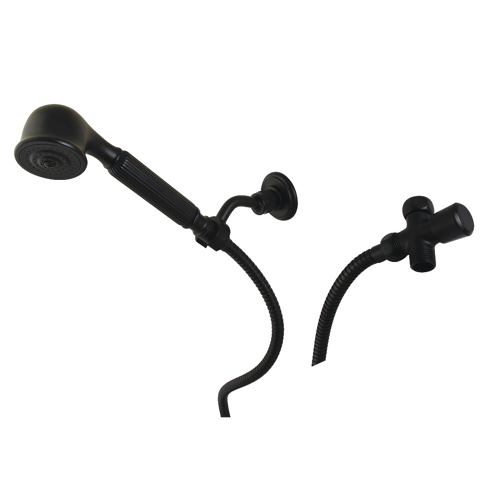 Restoration Hand Shower Kit - Matte Black - 59-Inch Hose - Spa Experience