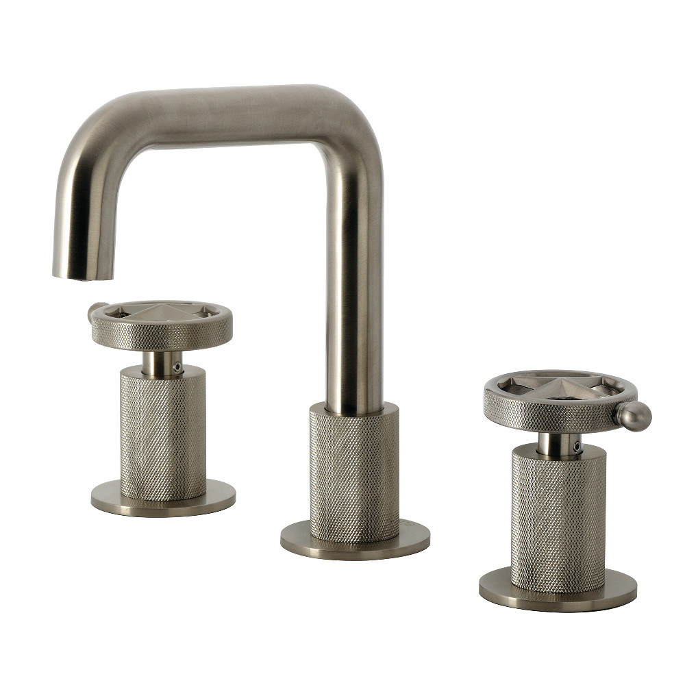 KS1418RNK Levante Widespread Bathroom Faucet with Push Pop-Up Drain - Brushed Nickel