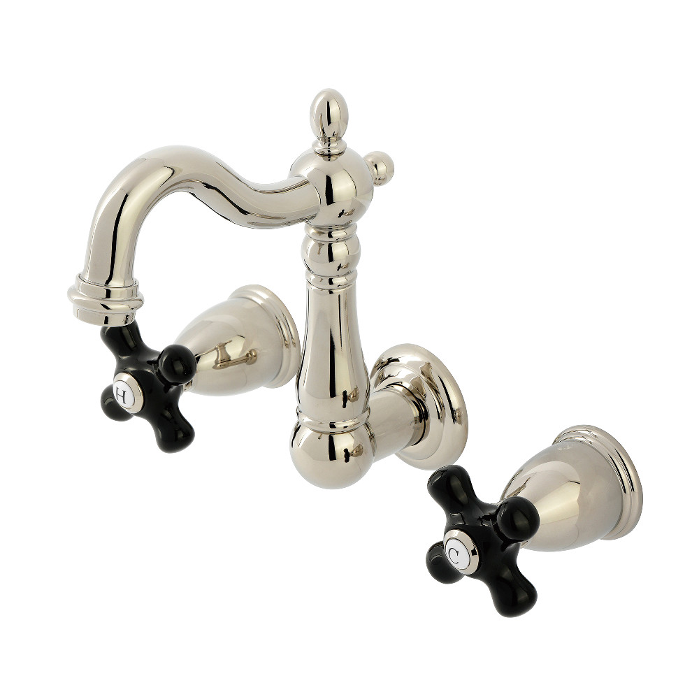 KS1226PKX Duchess Double-Handle Wall Mount Bathroom Faucet - Polished Nickel
