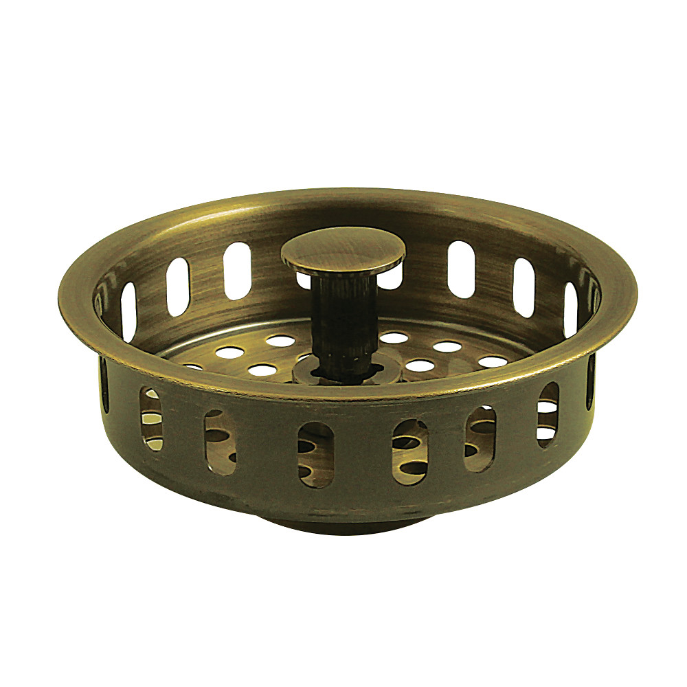 Picture of Kingston Brass KBP2003 Made to Match Kitchen Sink Basket Strainer - Antique Brass