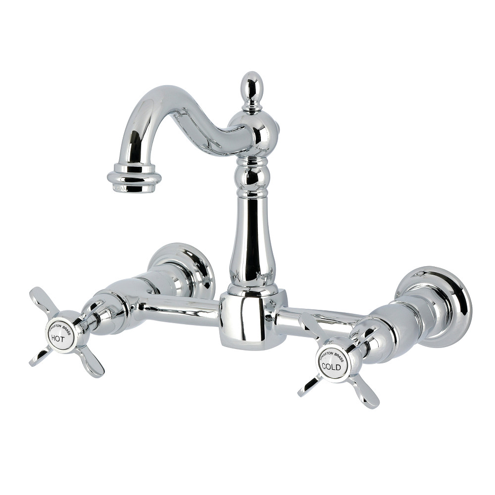 Picture of Kingston Brass KS1261BEX 10.25 x 9.68 x 6.93 in. Essex Bridge Kitchen Faucet - Polished Chrome
