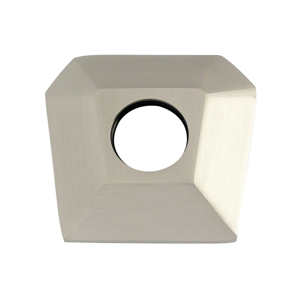 K130F8SQ Trapeze Hexagon Shower Arm Flange - Brushed Nickel