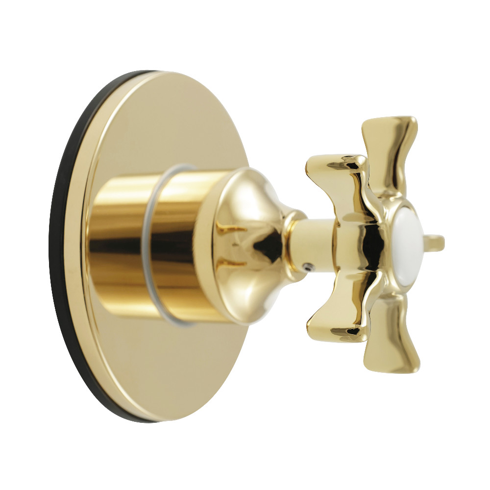 KS3032NX Hamilton Single-Handle Three-Way Diverter Valve with Round Trim Kit - Polished Brass