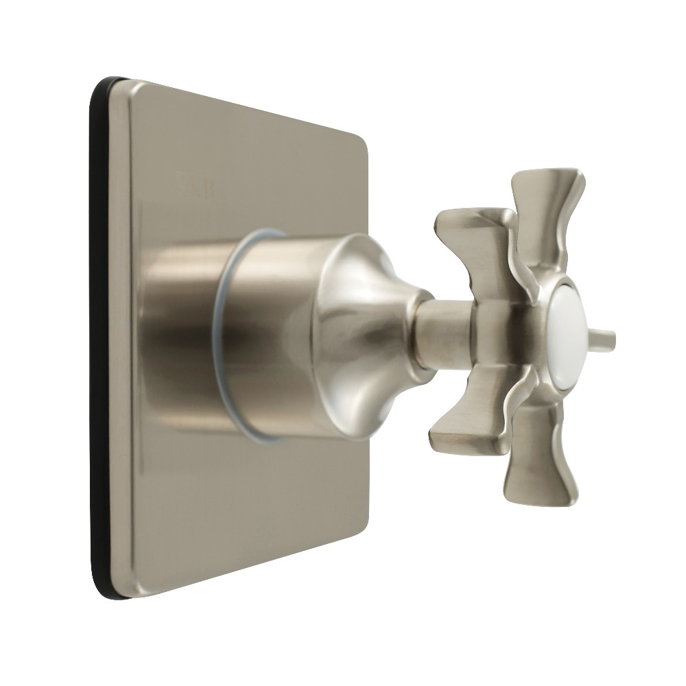 KS3048NX Hamilton Single-Handle Three-Way Diverter Valve with Square Trim Kit - Brushed Nickel