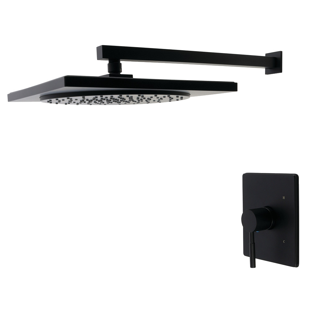 KB8340DLSO 11.43 x 15.93 x 7.5 in. Concord Single-Handle Pressure Balanced Shower Faucet, Matte Black