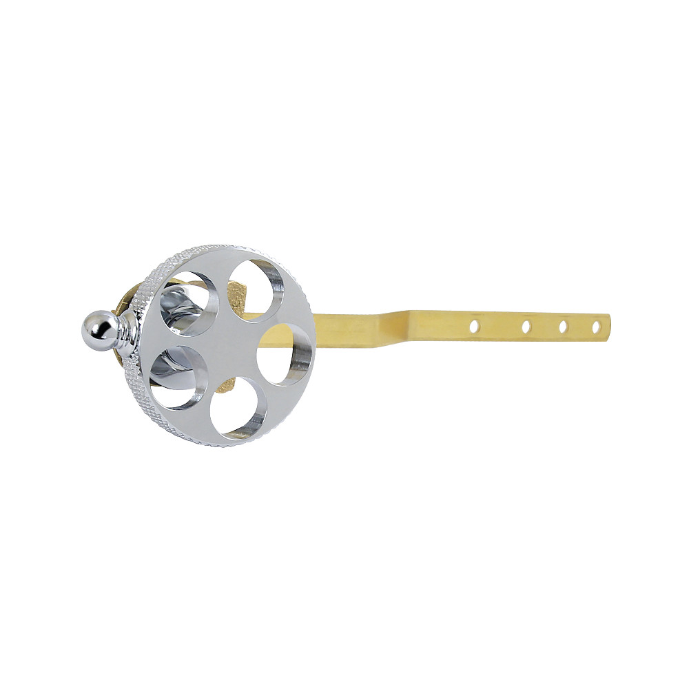 KTRKX1 Webb Front Mount Toilet Tank Lever with Knurled Handle - Polished Chrome