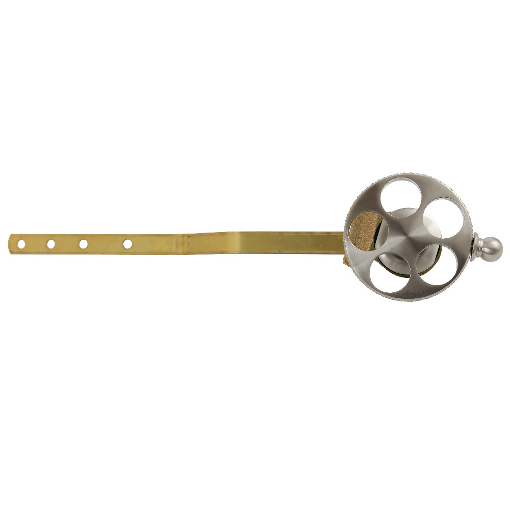 KTRKX8 Webb Front Mount Toilet Tank Lever with Knurled Handle - Brushed Nickel